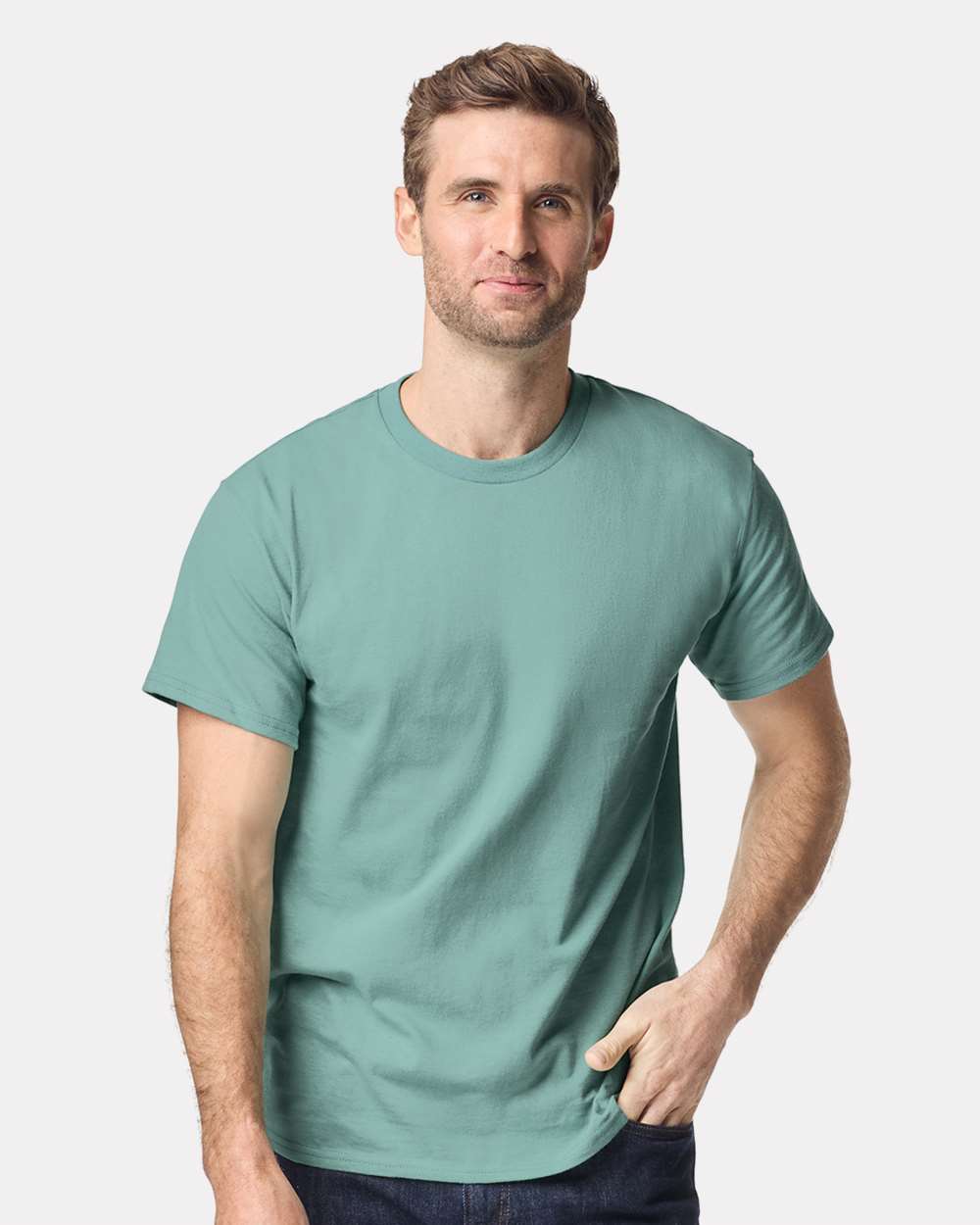 Gildan Unisex Adult Heavy Cotton T-Shirt - Style 5000, Neon Green, XX-Large